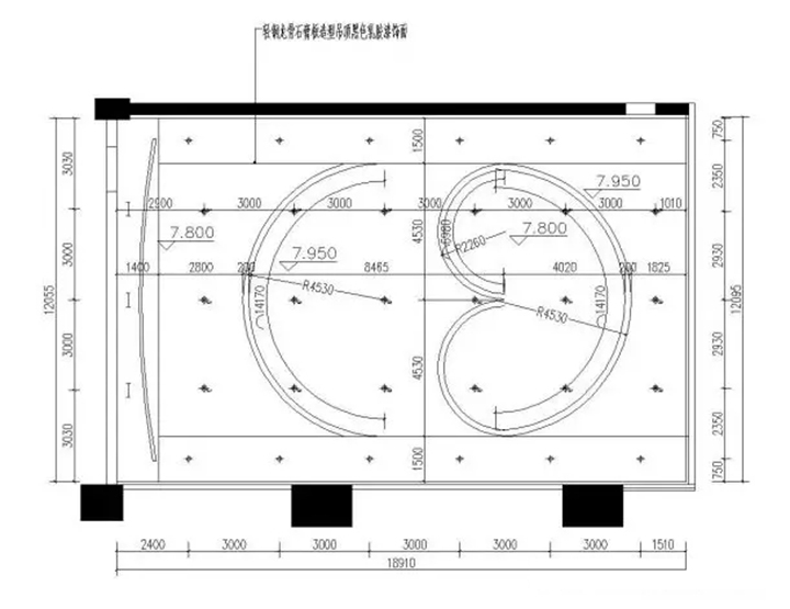 順德宏晟國際影城天花設(shè)計(jì)圖
