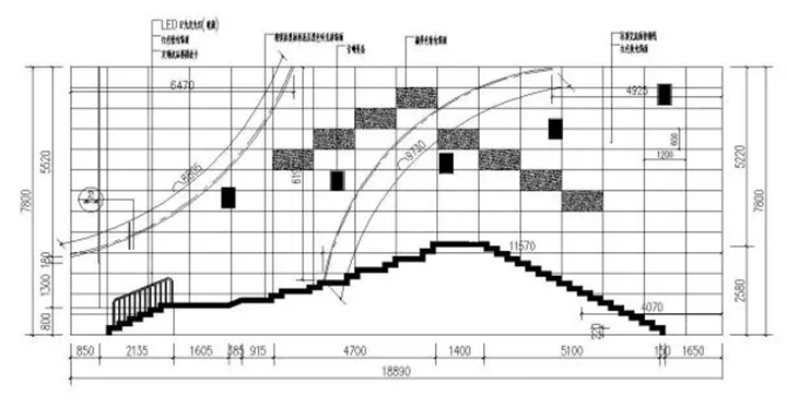順德宏晟國際影城側(cè)墻設(shè)計(jì)圖1