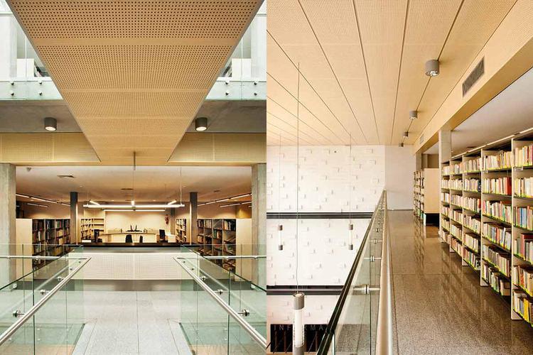 河北保定圖書(shū)館穿孔吸音板聲學(xué)工程