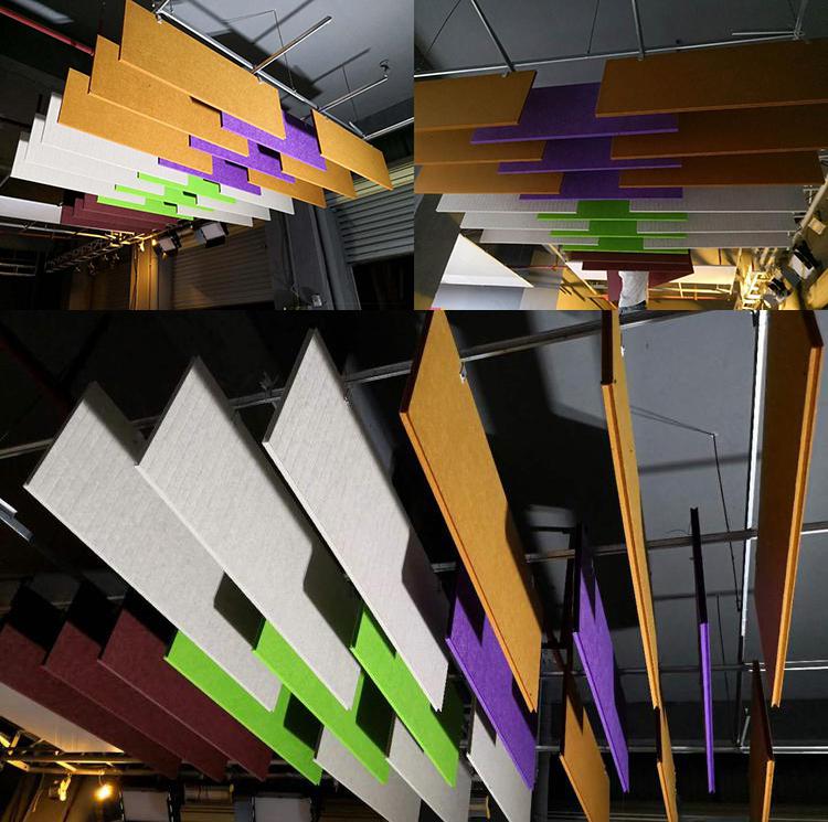 安徽蚌埠商場(chǎng)空間吸聲體聲學(xué)工程