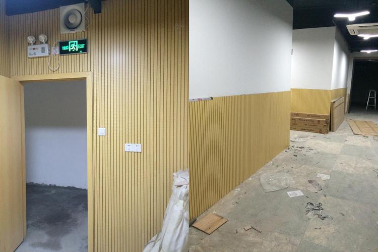 浙江湖州鋼琴室槽木吸音板聲學工程