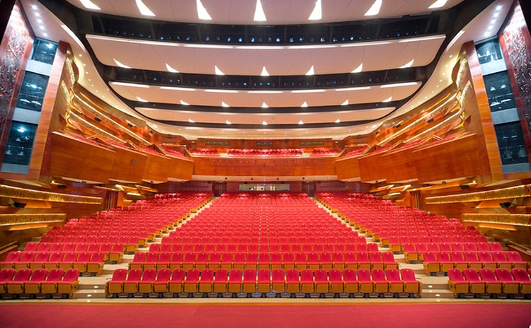 四川廣安音樂廳防火吸音板聲學(xué)工程-1